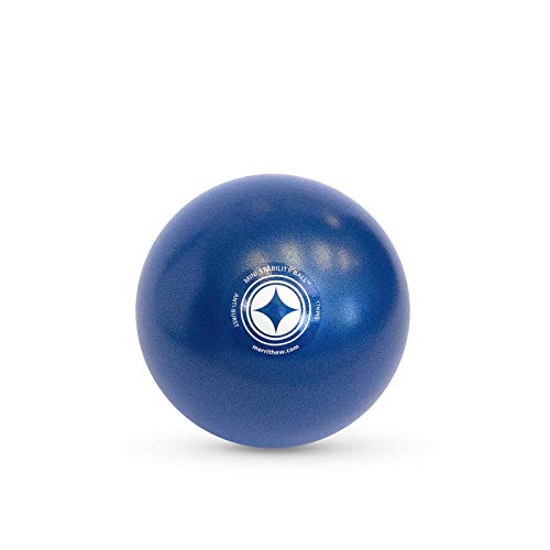 STOTT PILATES Mini Stability Ball (Blue), 7.5 Inch / 19 cm