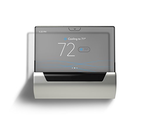GLAS Smart Thermostat by Johnson Controls, Translucent OLED Touchscreen, Wi-Fi, Mobile App, Works with Amazon Alexa