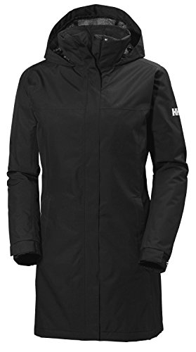 Helly Hansen Women's Aden Insulated Waterproof Windproof Breathable Coat Jacket, 990 Black, Medium