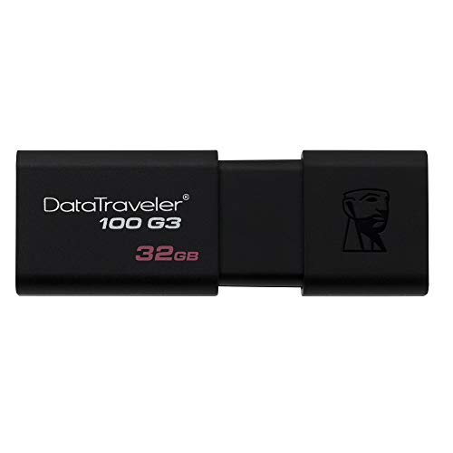 Kingston 32GB 100 G3 USB 3.0 DataTraveler (DT100G3/32GB) Black