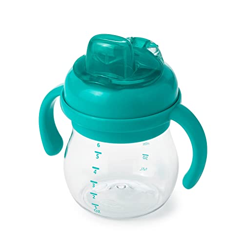 OXO Tot Sippy Cup with Removable Handles and Leakproof Valve (7 oz.) Green