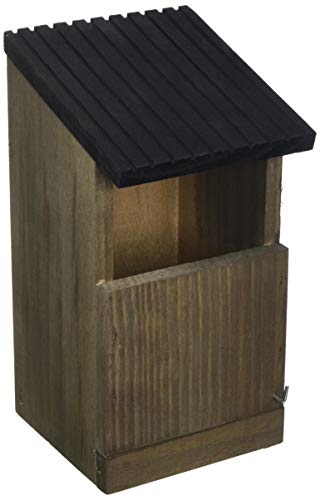 Gardman Nest Bird Box, Brown, 14x12x24 cm