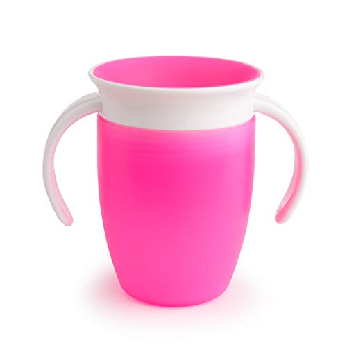 Munchkin Miracle 360 Trainer Cup, 7 Ounce 1-Pack - Pink by Munchkin
