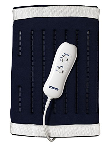 Conair Comfort Massaging Heating Pad, Heating Pad for Back Pain and Sore Muscle Relief, Extra Large Size (12-inches x 23.5-inches), 5 Setting Combination with Auto Off
