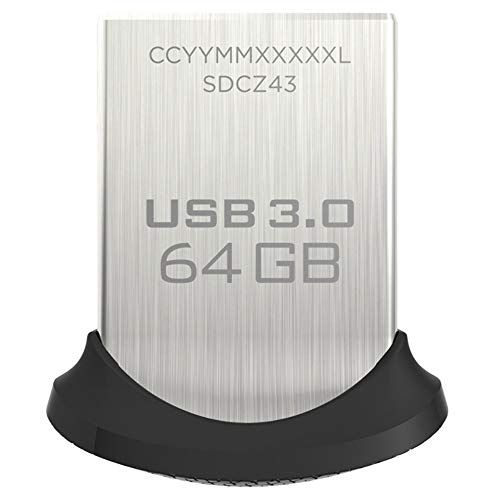 SanDisk Ultra Fit 64GB USB 3.0 Flash Drive - SDCZ43-064G-GAM46