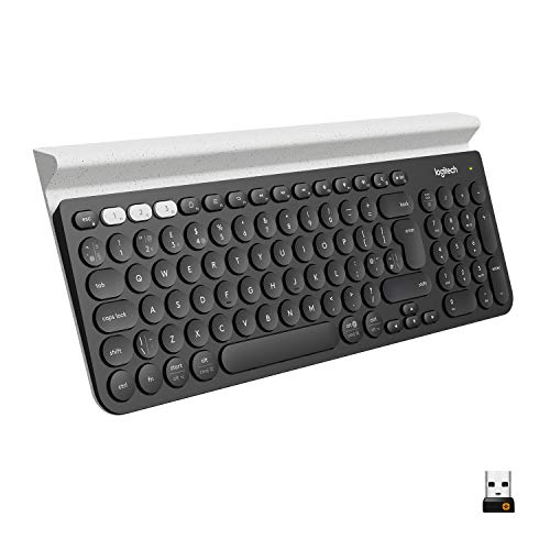 Logitech K780 Multi-Device Wireless Keyboard for Computer, Phone and Tablet – FLOW Cross-Computer Control Compatible