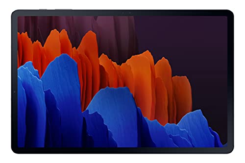 SAMSUNG Galaxy Tab S7+ Plus 12.4-inch Android Tablet 128GB Wi-Fi Bluetooth S Pen fast-charging USB-C port, Mystic Black