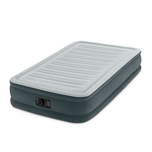 Intex Comfort Plush Mid Rise Dura-Beam Airbed with Built-in Electric Pump, Bed Height 13', Twin