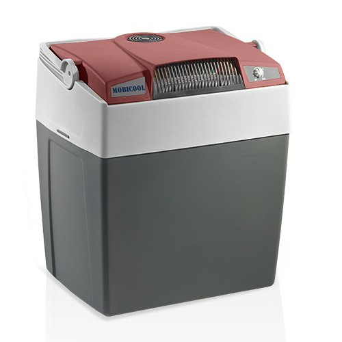 Waeco Mobicool G30 DC Thermo-Electric Cool Box, Grey/Dark Red