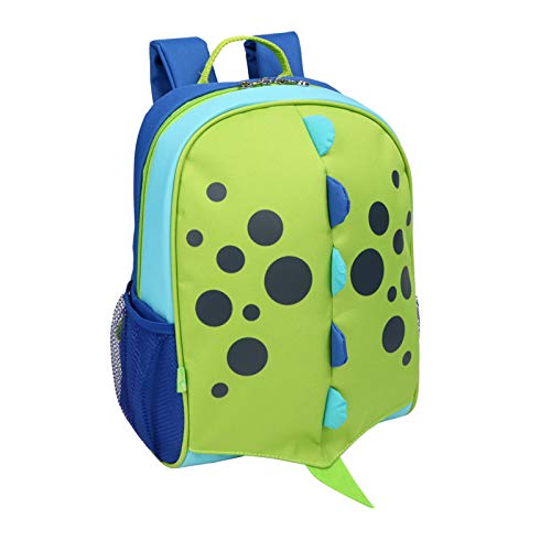 Yodo Little Kids School Bag Pre-K Toddler Backpack - Reflective Ridge, Name Tag and Chest Strap, Dinosaur