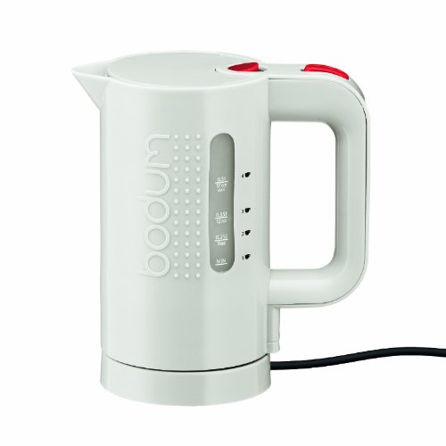 Bodum Bistro Electric Water Kettle, 17 Ounce, .5 Liter, White