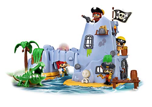 Pinypon Action - The Pirates Island of Captain Caiman Figurine Set, 700015637