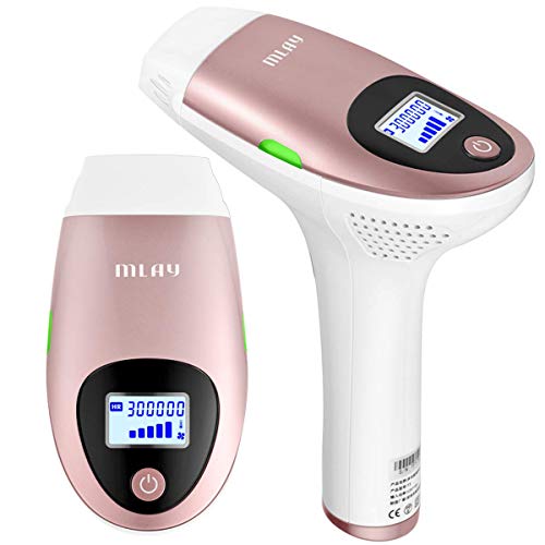 IPL Hair Removal System, Painless Permanent IPL Hair Removal Device for Women & Man, 5 Levels for Different Skin, 300000 Flashes Professional Light Epilator With MLAY T3 (Hair Removal Device)