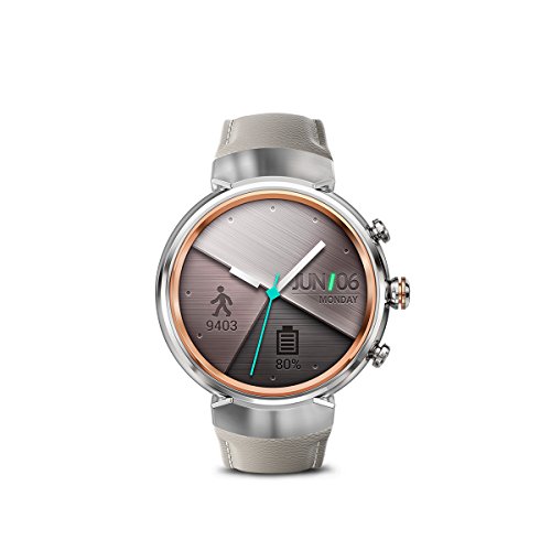 ASUS WI503Q-SL-BG ZenWatch 3 1.39-Inch Amoled Smart Watch with Beige Leather Strap