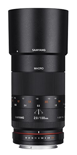 Samyang 100mm F2.8 ED UMC Full Frame Telephoto Macro Lens with Built-in AE Chip for Nikon Digital SLR Cameras