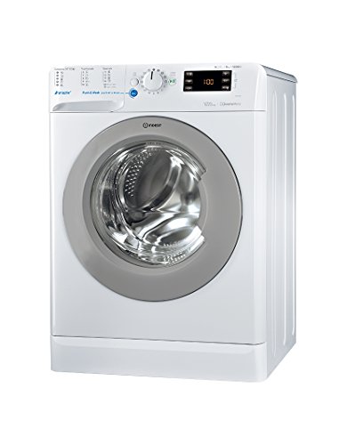 Indesit BWE81284XWSSS 8 Kg Front Load Washer - 600-1200 RPM -16 Washing Programs including Push&Wash - Sport Program for ActiveWear & Shoes - LCD Display Panel