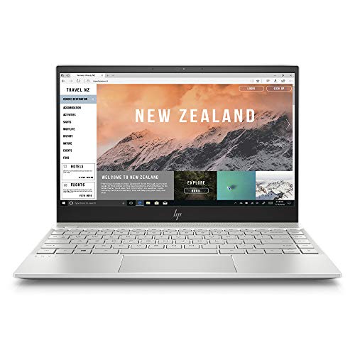 HP Envy 13-inch Laptop with Amazon Alexa, Intel Core i7-8550U Processor, 8 GB RAM, 256 GB Solid-State Drive, Windows 10 Home (13-ah0010nr, Silver)