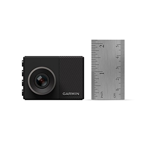 Garmin Dash Cam 45, 1080p 2.0' LCD Screen, Extremely Small GPS-enabled Dash Camera with Loop Recording, G-Sensor and Driver Alerts, Includes Memory Card