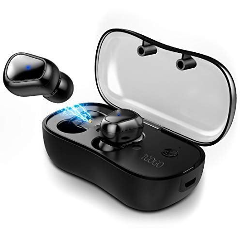Syllable Wireless Earbuds, Bluetooth Headphones Twins Stereo Mini Richer Bass Bluetooth Earbuds Sweatproof in Ear Earphones with Mic
