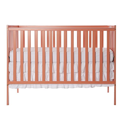 Dream On Me Synergy 5-in-1 Convertible, Crib, Fusion Coral