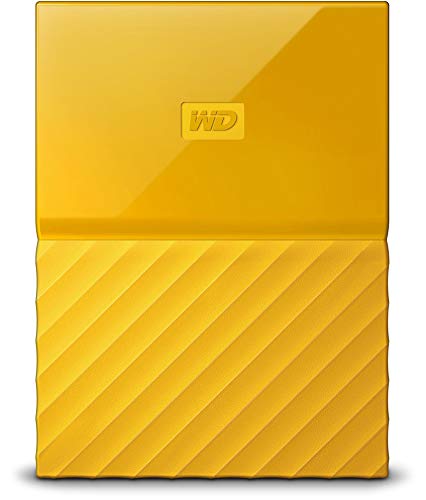 WD 1TB Yellow My Passport Portable External Hard Drive - USB 3.0 - WDBYNN0010BYL-WESN