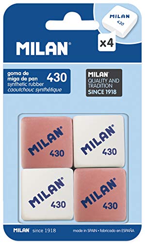 Milan bmm9215 – Pack of 4 Erasers