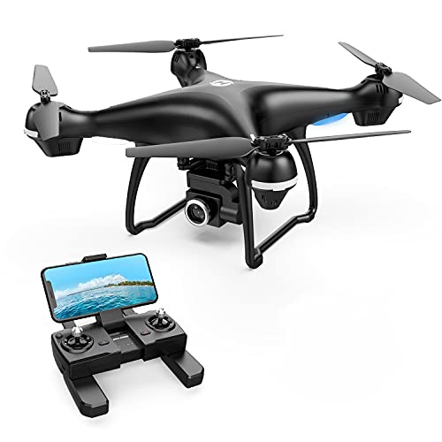 Holy Stone 2K GPS FPV RC Drone HS100 with HD Camera Live Video and GPS Return Home, Large Quadcopter with Adjustable Wide-Angle Camera, Follow Me, Altitude Hold, 18 Minutes Flight, Long Control Range Best Drones