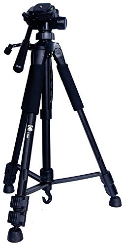 Grace Signature Lightweight Tripod 55-Inch, Aluminum Travel/Camera/Phone Tripod with Carry Bag, Maximum Load Capacity 6.6 LB, 1/4' Mounting Screw for Phone, Camera, Traveling, Laser Measure