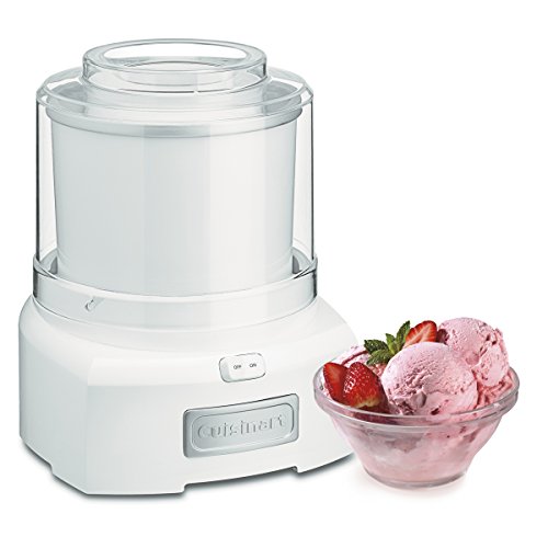 Cuisinart 1.5 Quart Frozen Yogurt ICE-21P1 Ice Cream Maker, Qt, White