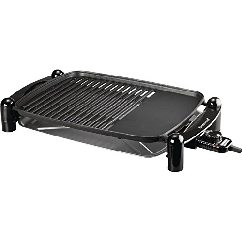 Brentwood TS-640 1200 Watt Electric Indoor Grill & Griddle, Black