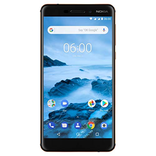 Nokia 6.1 (2018) - Android 9.0 Pie - 32 GB - Dual SIM Unlocked Smartphone (AT&T/T-Mobile/MetroPCS/Cricket/H2O) - 5.5' Screen - Black - U.S. Warranty