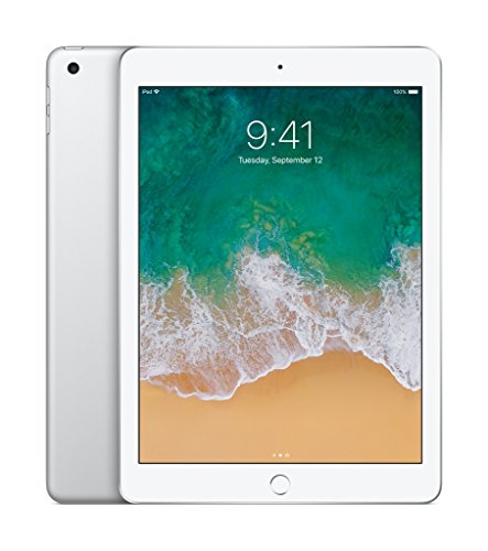 (Refurbished) Apple iPad 9.7in with WiFi, 32GB-Silver (2017 Newest Model)