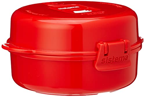 Sistema Microwave Cookware Easy Eggs, Red, 9.16 Oz/271 ml