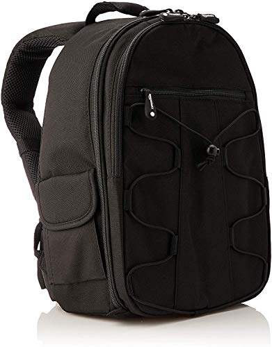 Amazon Basics Backpack for SLR Cameras and Accessories-Black