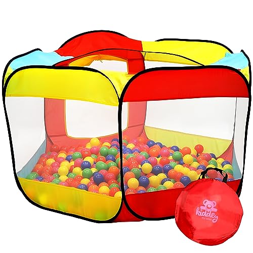 Kiddey Ball Pit Play Tent for Kids | Fun Ball Pits for Children, Toddlers, and Babies | Fill Playhouse with Plastic Balls Idea | Indoor & Outdoor Foldable Baby Tent (Balls Not Included)