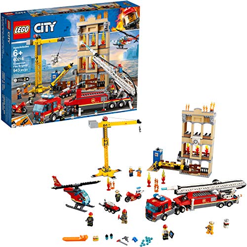 LEGO City Downtown Fire Brigade 60216 Building Kit (943 Pieces)