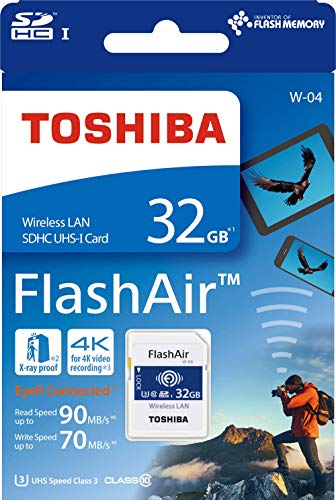 Toshiba FlashAir W-04 32 GB SDHC Class 10 Memory Card