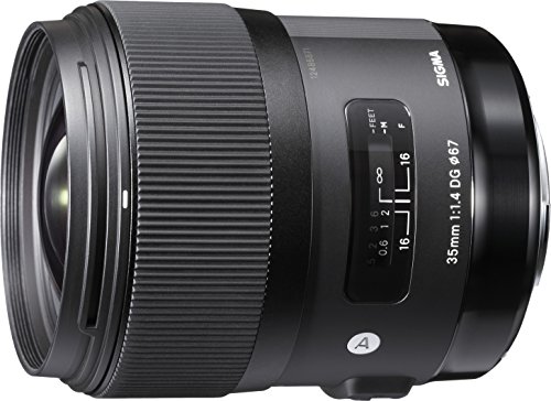 Sigma 35mm F1.4 Art DG HSM Lens for Canon, Black, 3.7 x 3.03 x 3.03 (340101)