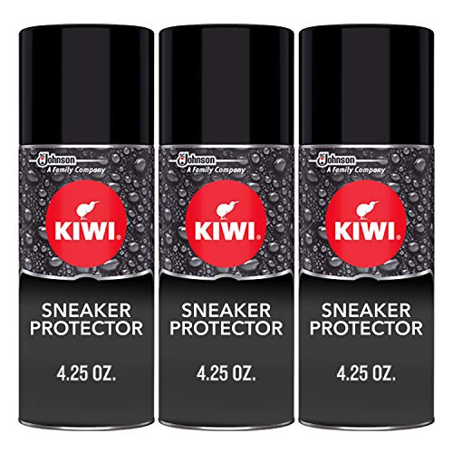 KIWI Sneaker Protector 4.25 oz - Stain Repellent and Waterproof Spray for Shoes. for All Shoe Materials and Colors. Step 2 of The 3-Step Sneaker Care System (1 Aerosol Spray Can)