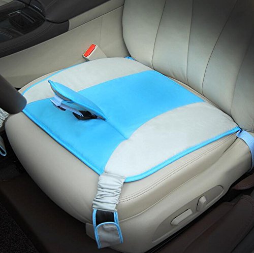 iFhome Pregnant Avoiding Risk Breathable Ajustable Car Seat Cover Safety Belt Protection Seatbelt,Women Car Seat Cushion Belt (Blue)