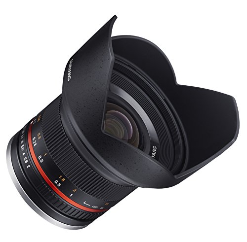 Samyang SY12M-FX-BK 12mm F2.0 Ultra Wide Angle Lens for Fujifilm X-Mount Cameras, Black