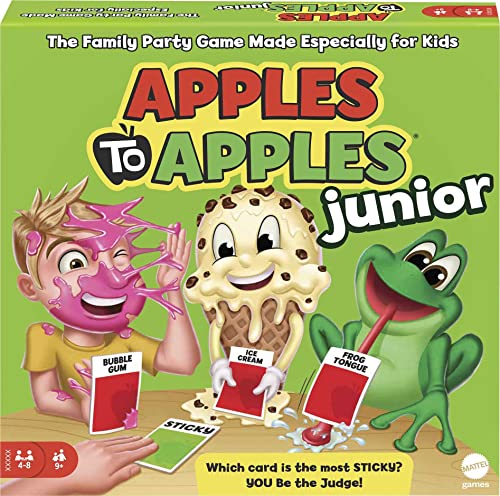Mattel Games Apples to Apples Junior the Game of Crazy Comparisons! [Packaging May Vary]